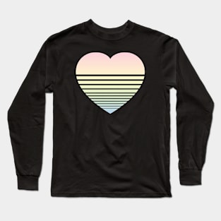 Gradient Heart - Pastels 1 Long Sleeve T-Shirt